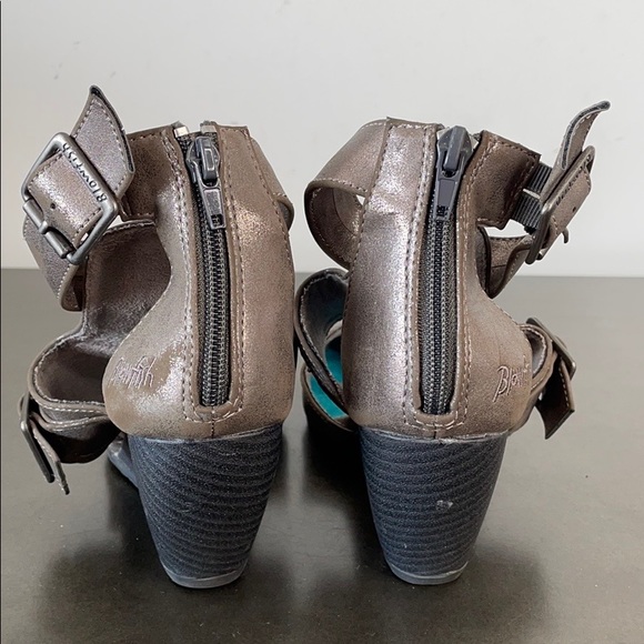 Blowfish Pewter Metallic Wedge Heel - Picture 6 of 10